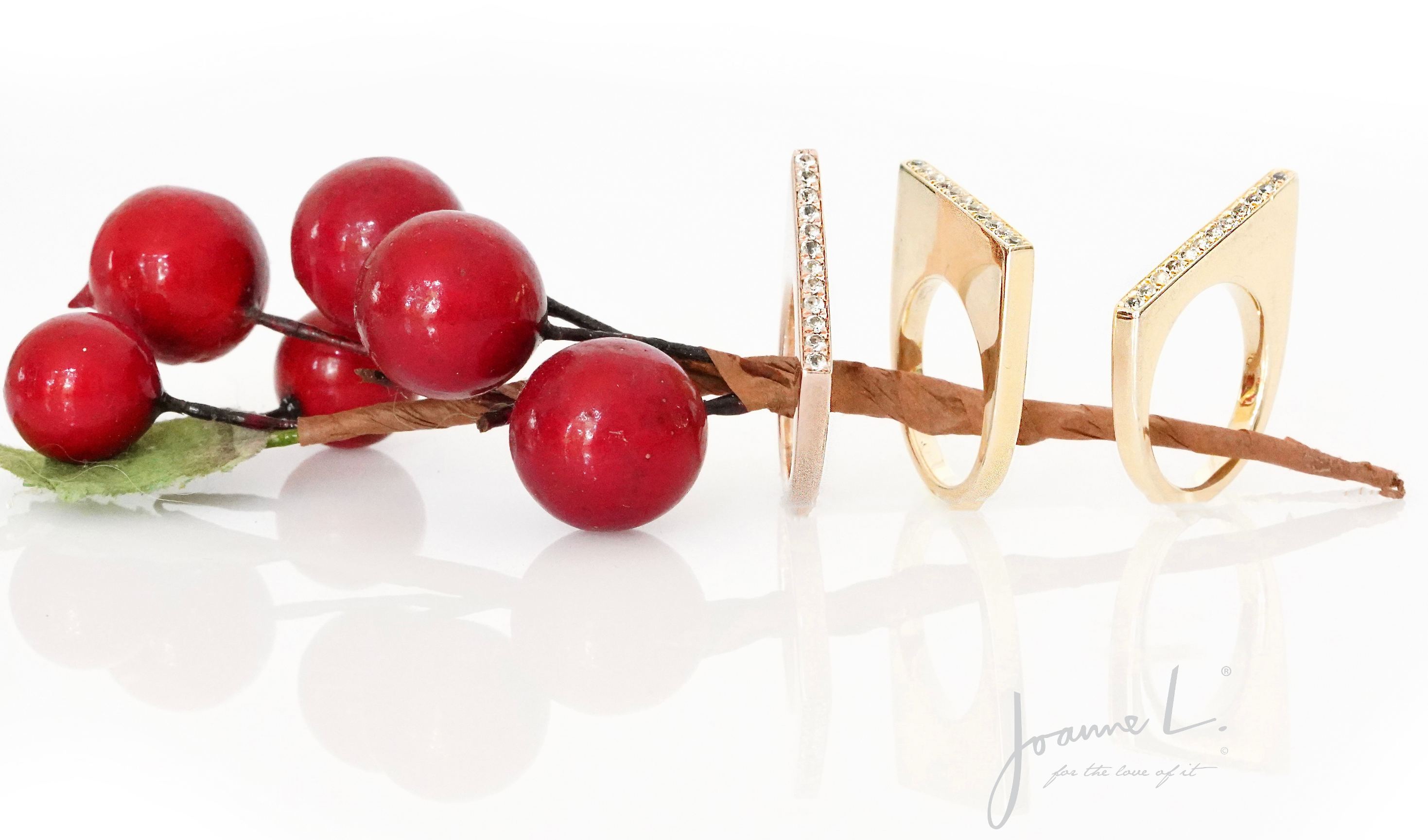 Minimalist Rings in Gold plated Sterling Silver